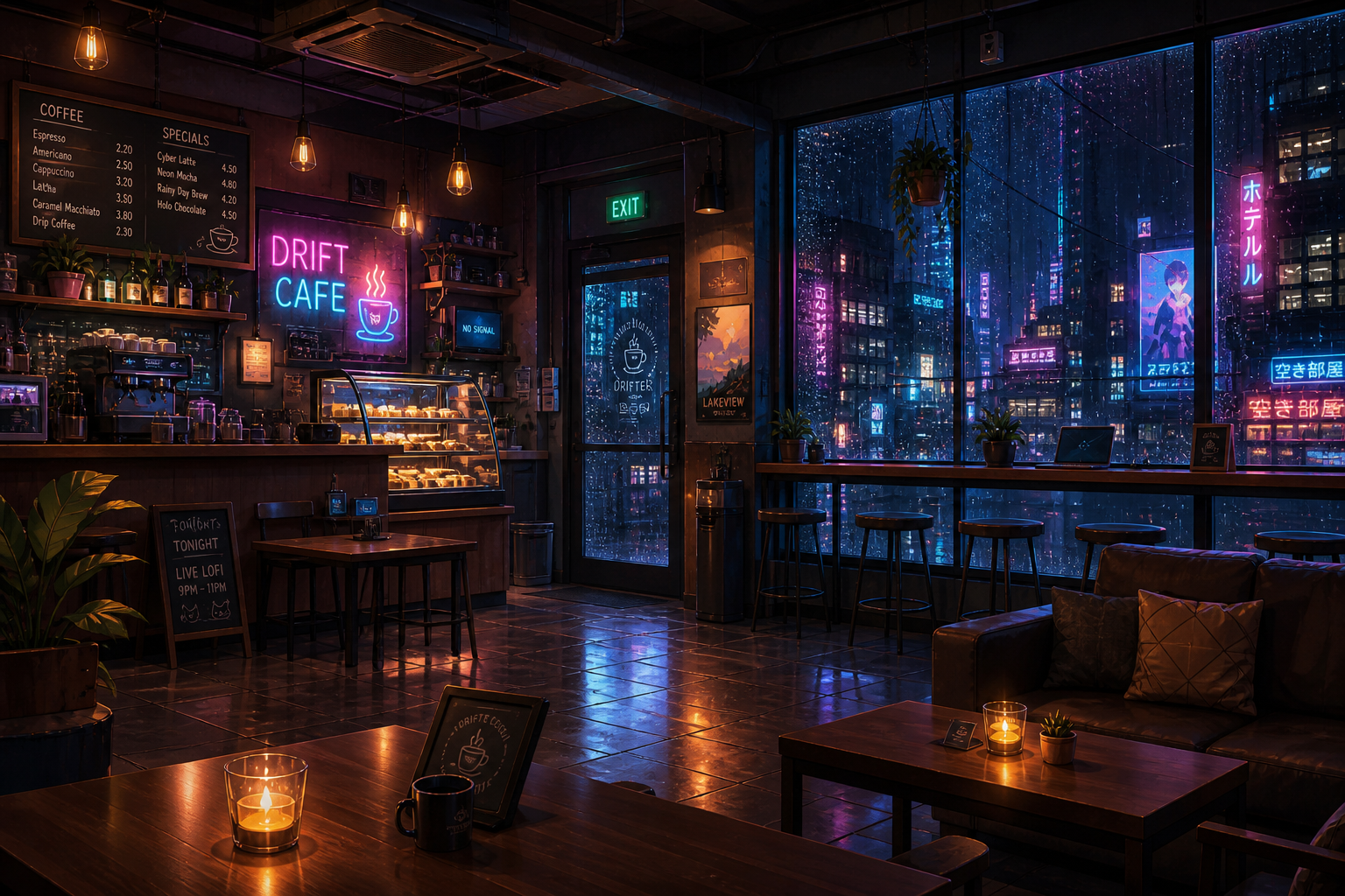 Late Night at the APK Café