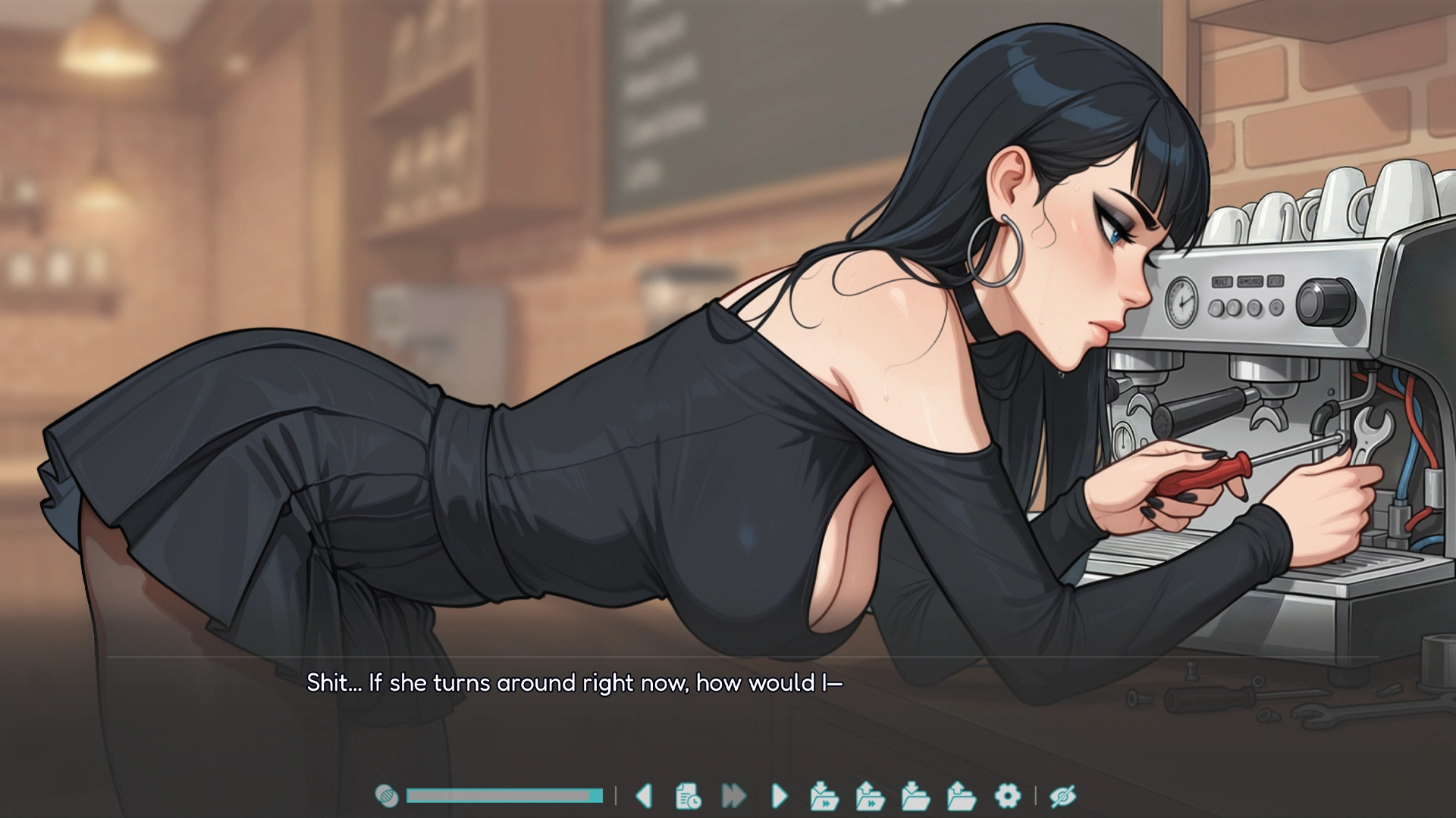 Femboy & Futa Cozy Cafe 5