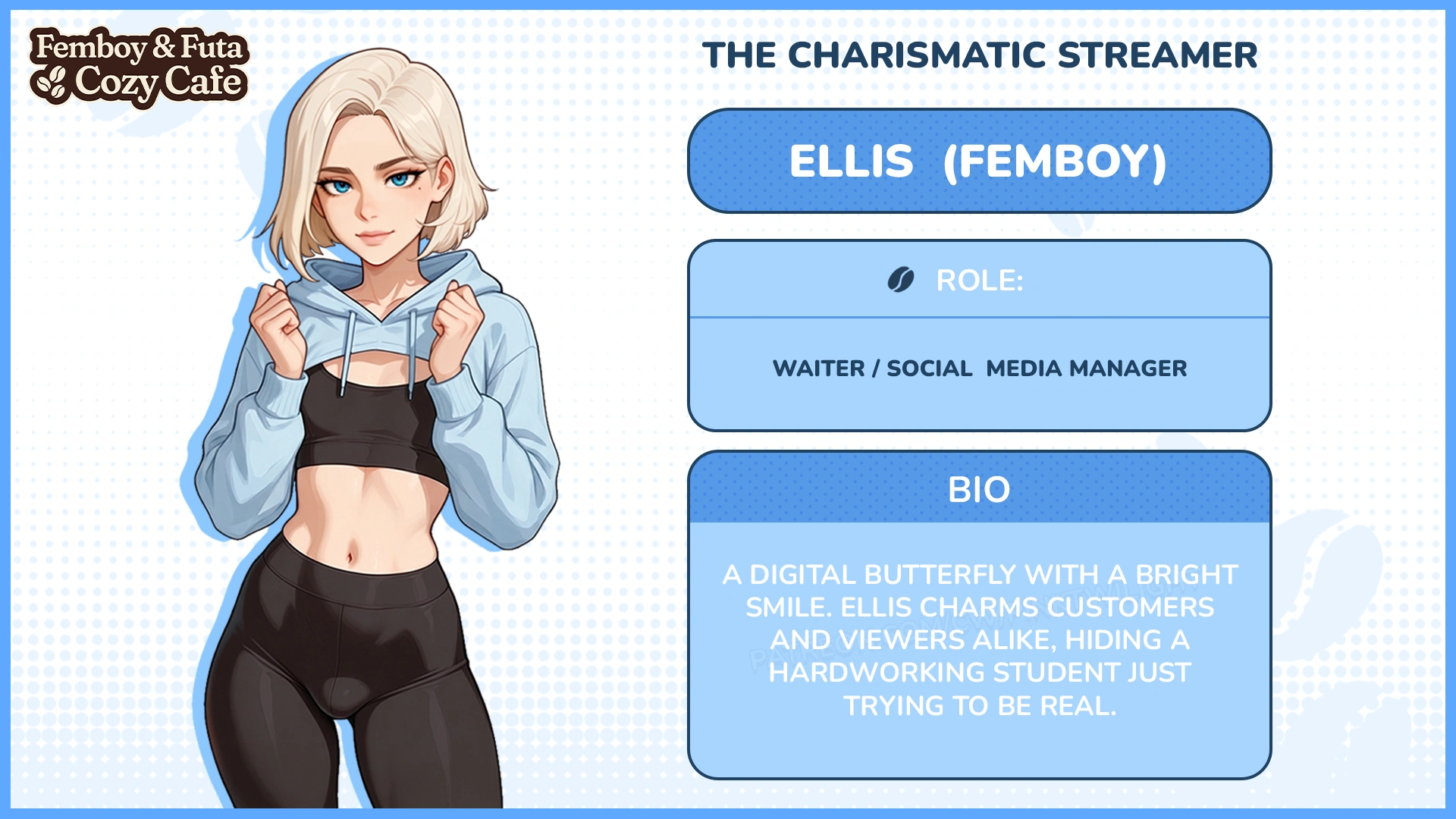 Femboy & Futa Cozy Cafe 8